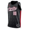 Dres Portland Trail Blazers Prilagođeni Nike 2024-25 City Edition Crno Swingman